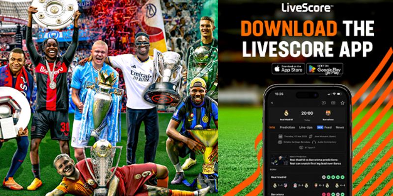 Trải nghiệm xem Livescore trên mmc.uk.com